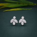 14k gold marquise lab grown diamond earrings, front view showing fine craftsmanship
