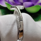 14k gold princess bypass lab grown diamond engagement ring, three-quarter view with brilliant sparkle