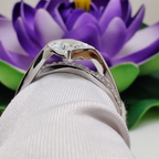14k gold princess bypass lab grown diamond engagement ring, lifestyle shot showing fine craftsmanship with brilliant sparkle