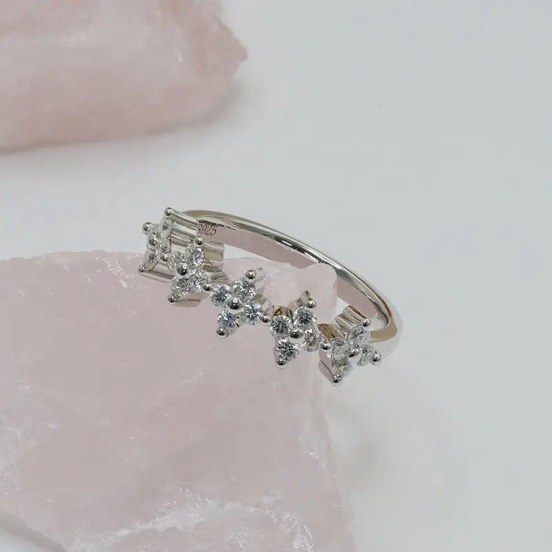 14k gold round dainty lab grown diamond wedding band, side profile view showing fine craftsmanship
