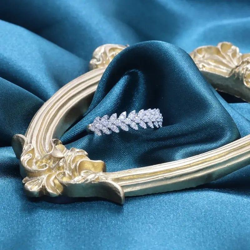 14k gold round lab grown diamond wedding band, top angle view showing fine craftsmanship with brilliant sparkle